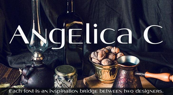 Angelica C Font | FontYukle