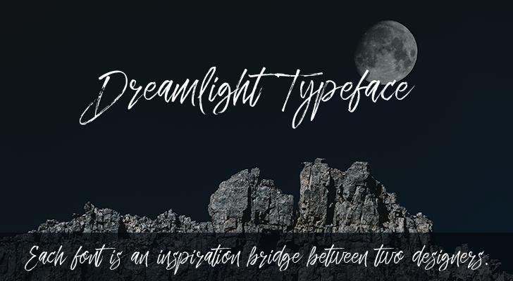 Dreamlight Typeface Font | FontYukle