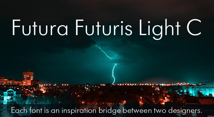 Futura Futuris Light C Font | FontYukle