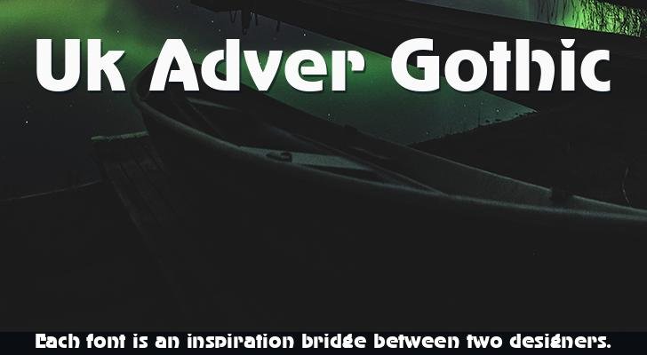 Uk Adver Gothic Font | FontYukle