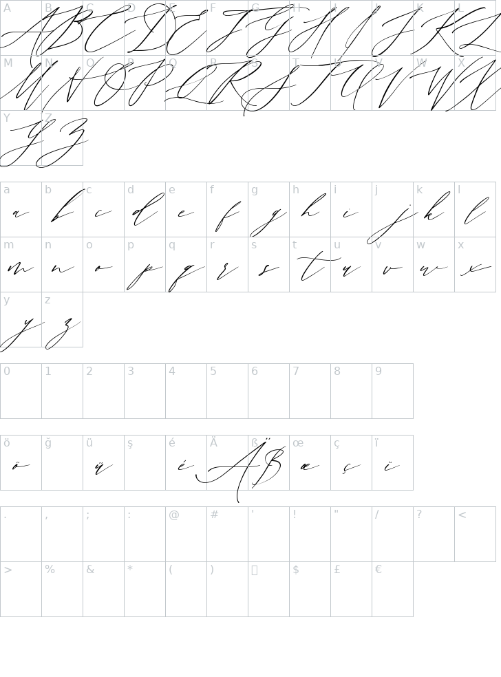 month-glade-font-fontyukle